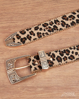 OFFSEAL Men's Leopard Print Belt