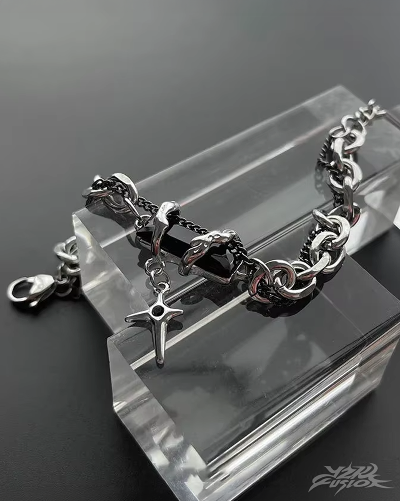 OFFSEAL Y2K Men's Gothic Bracelet