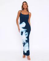 OFFSEAL Navy Blue Bodycon Dress