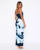 OFFSEAL Navy Blue Bodycon Dress