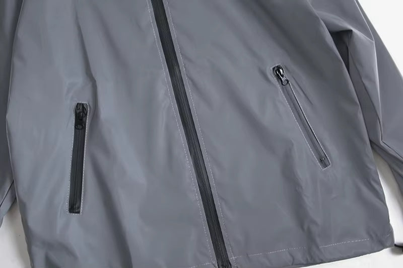 Night Reflective Hooded Jacket