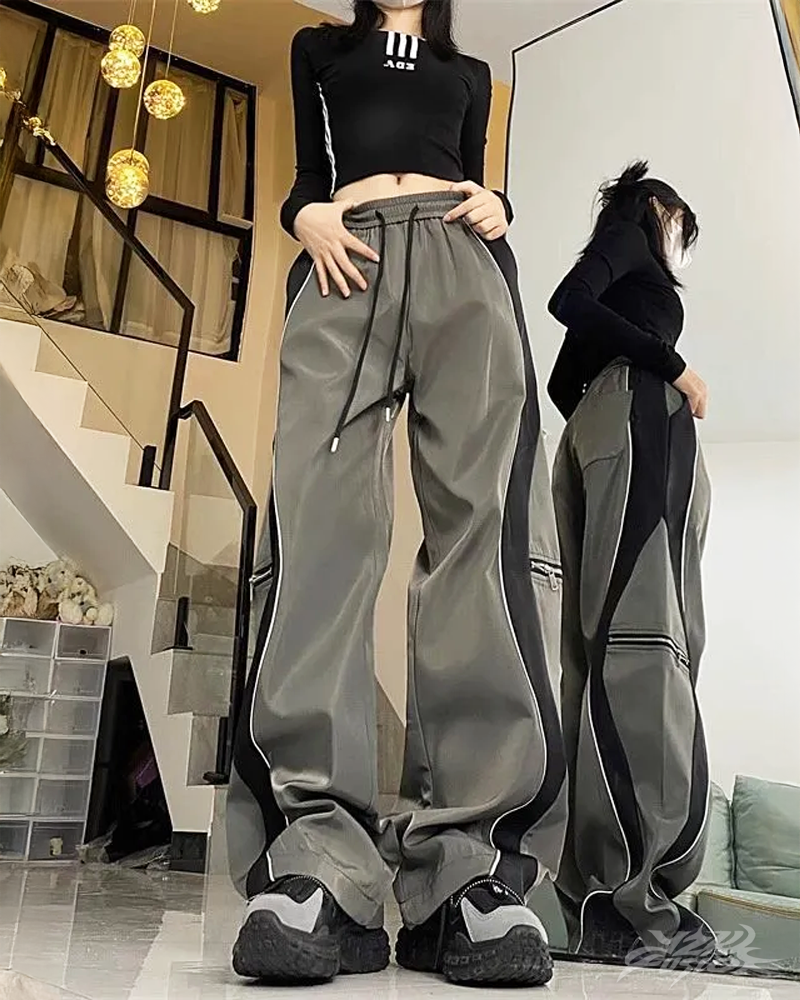 OFFSEAL Y2K Parachute Pants