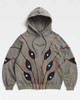 OFFSEAL Patchwork Eye Hoodie