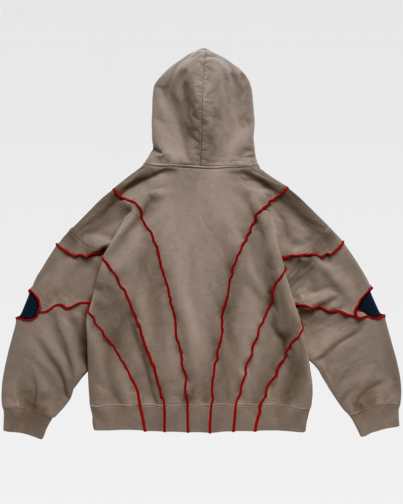 OFFSEAL Patchwork Eye Hoodie