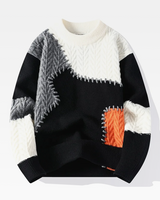 OFFSEAL Y2K Patchwork Sweater