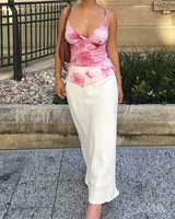 OFFSEAL Pink Floral Cami Top