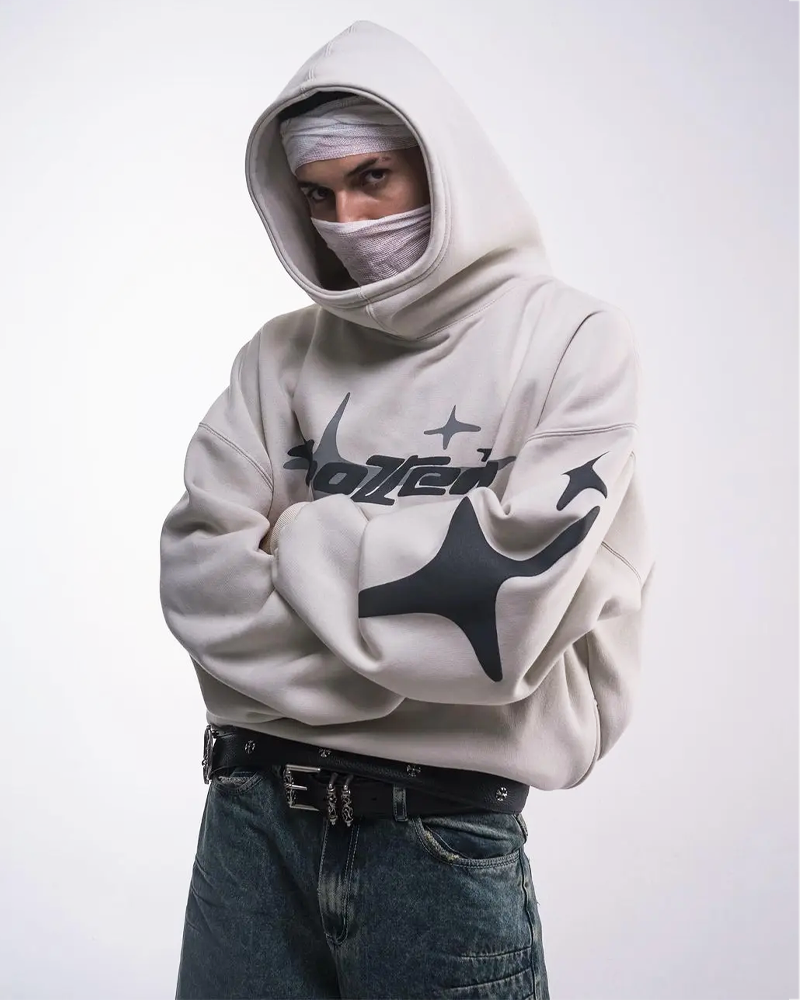 OFFSEAL Y2K Puff Print Hoodie