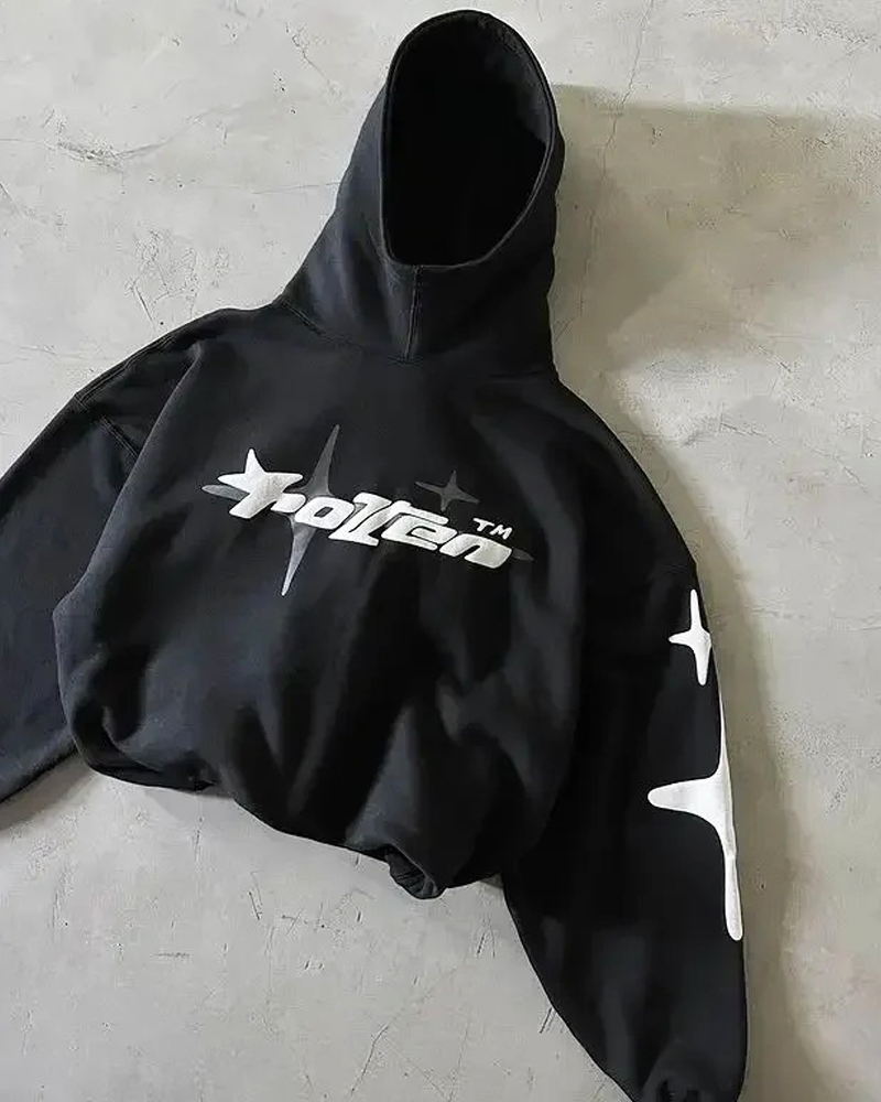 OFFSEAL Y2K Puff Print Hoodie