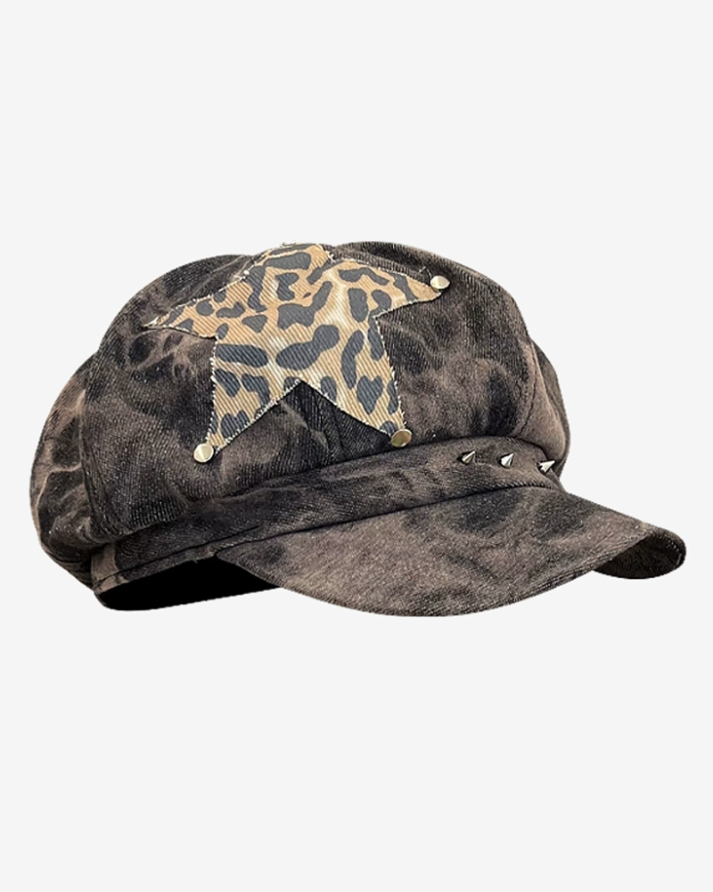 OFFSEAL Retro Newsboy Cap Women