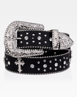 OFFSEAL Rhinestone Cross Belt