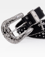OFFSEAL Rhinestone Cross Belt
