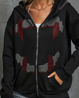 OFFSEAL Y2K Rhinestone Hoodie