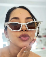 OFFSEAL Rhinestone Sunglasses 2
