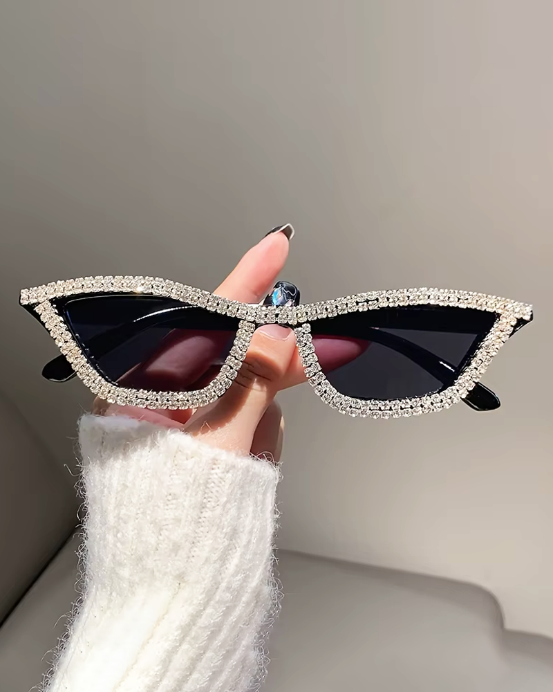 OFFSEAL Rhinestone Sunglasses 2