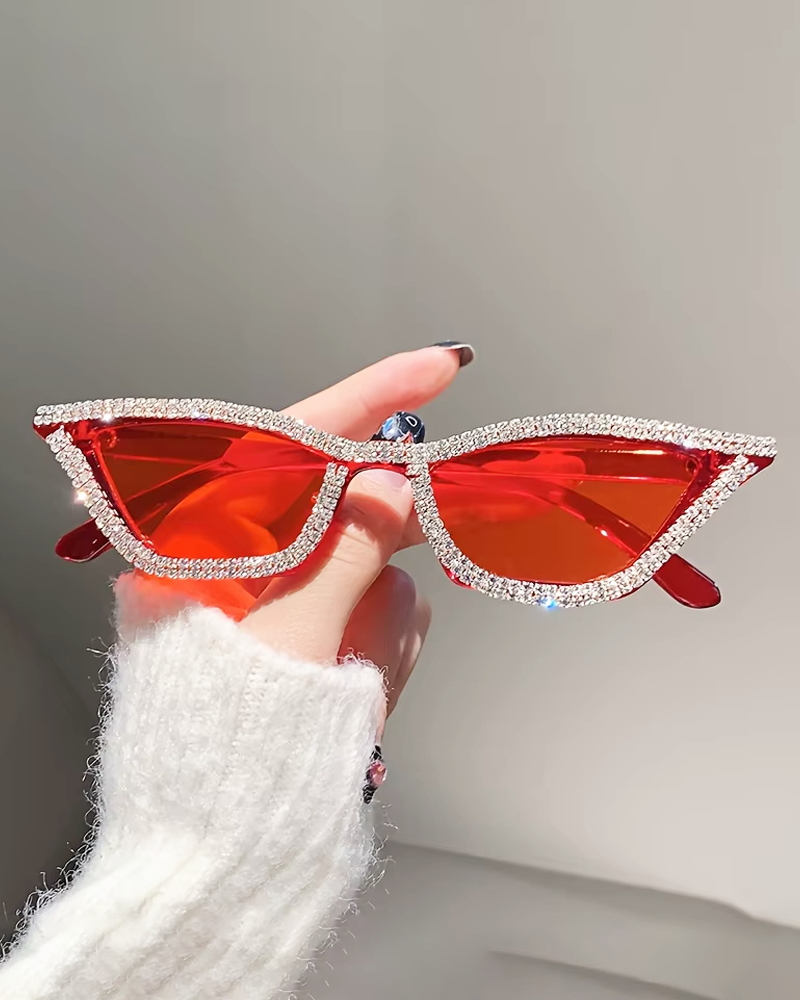 OFFSEAL Rhinestone Sunglasses 2
