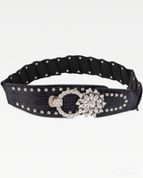 OFFSEAL Rhinestone Waist Belt