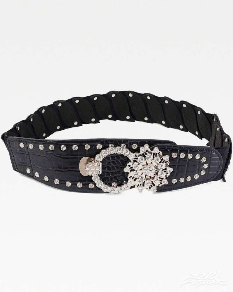 OFFSEAL Rhinestone Waist Belt