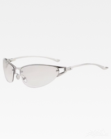 OFFSEAL Rimless Oval Sunglasses