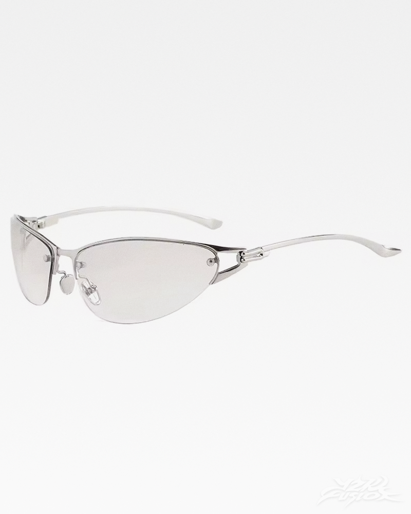 OFFSEAL Rimless Oval Sunglasses