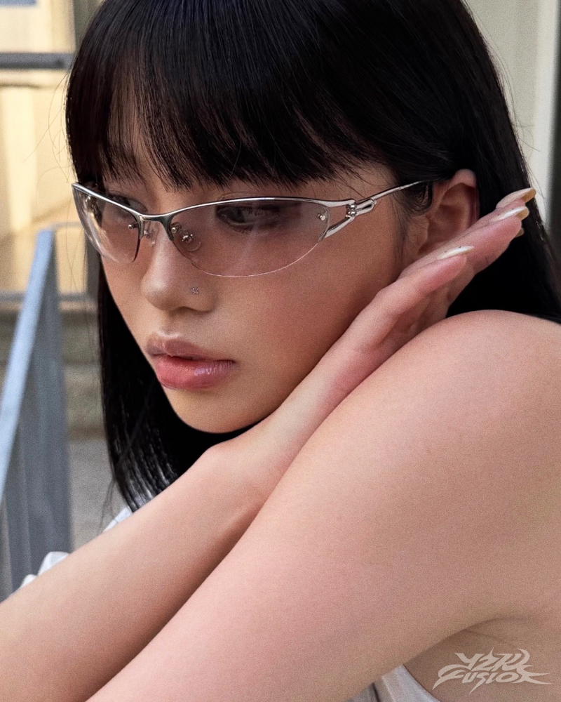 OFFSEAL Rimless Oval Sunglasses