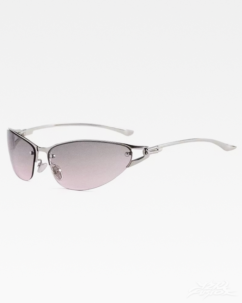 OFFSEAL Rimless Oval Sunglasses