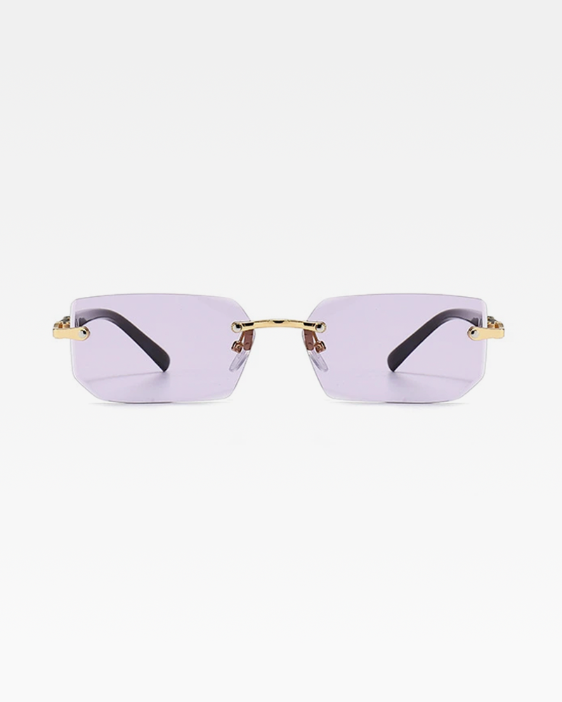 OFFSEAL Y2K Rimless Rectangle Sunglasses 2