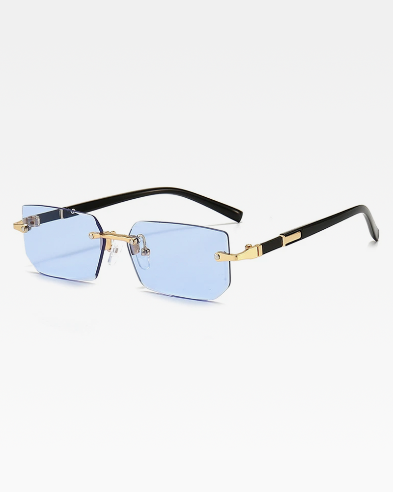 OFFSEAL Y2K Rimless Rectangle Sunglasses 2