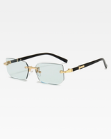 OFFSEAL Y2K Rimless Rectangle Sunglasses 2