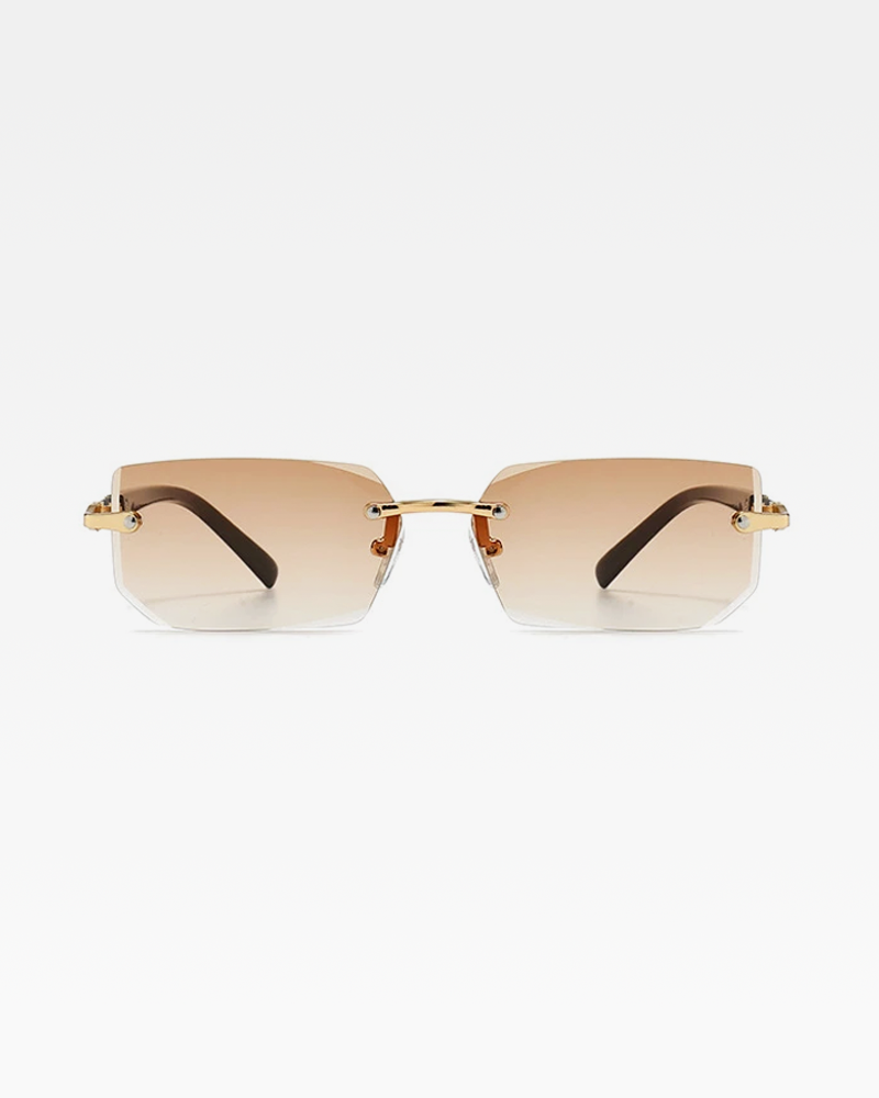 OFFSEAL Y2K Rimless Rectangle Sunglasses 2