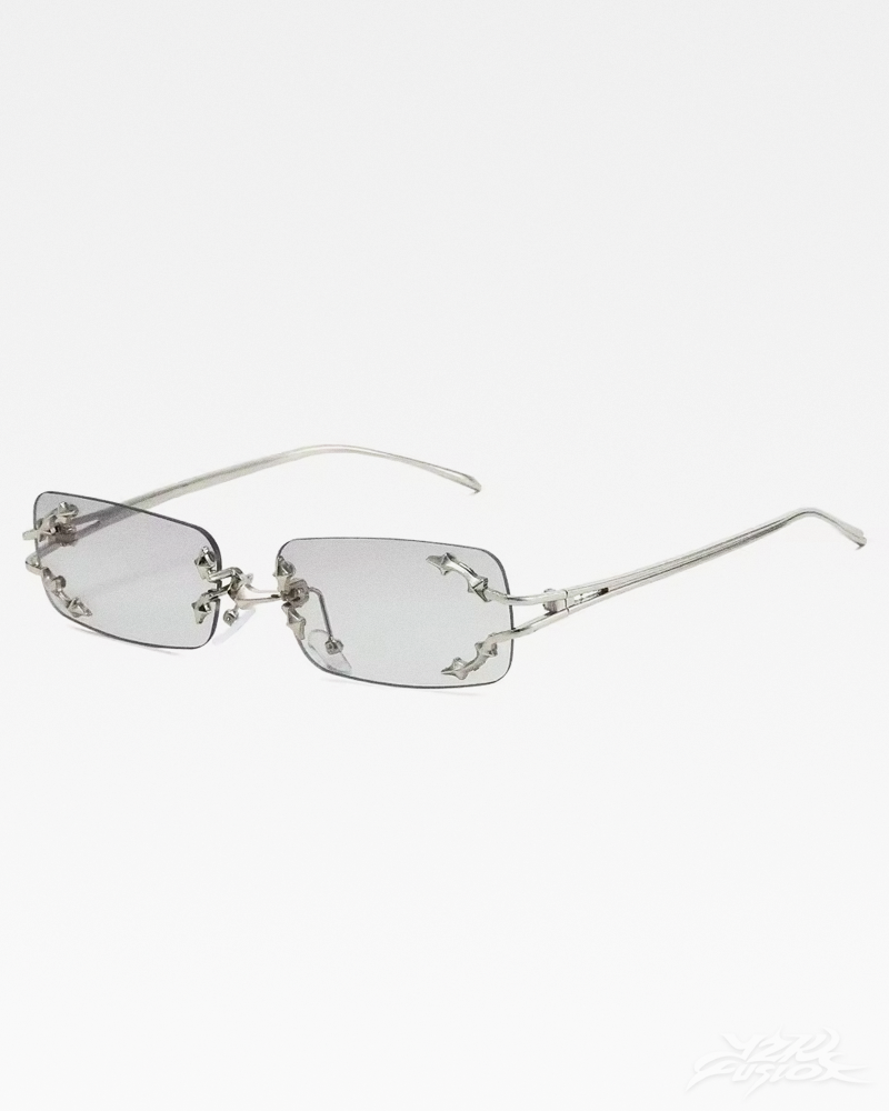 OFFSEAL Y2K Rimless Rectangle Sunglasses
