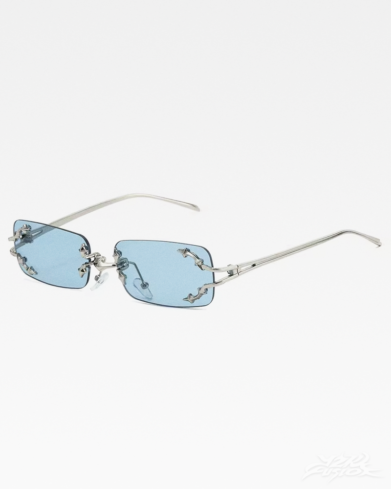 OFFSEAL Y2K Rimless Rectangle Sunglasses