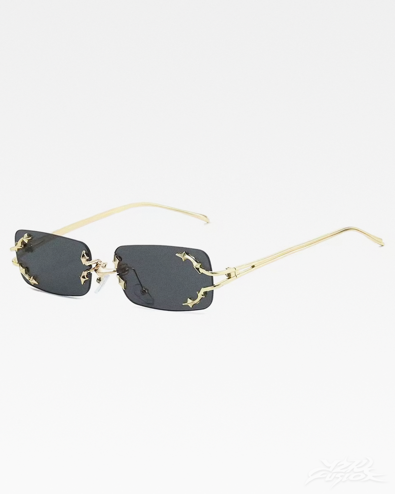 OFFSEAL Y2K Rimless Rectangle Sunglasses