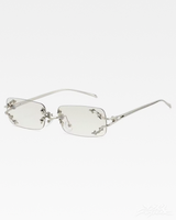 OFFSEAL Y2K Rimless Rectangle Sunglasses