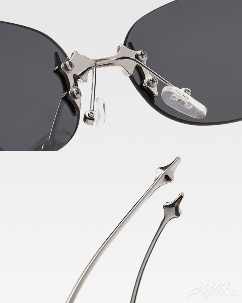OFFSEAL Y2K Rimless Sunglasses 2