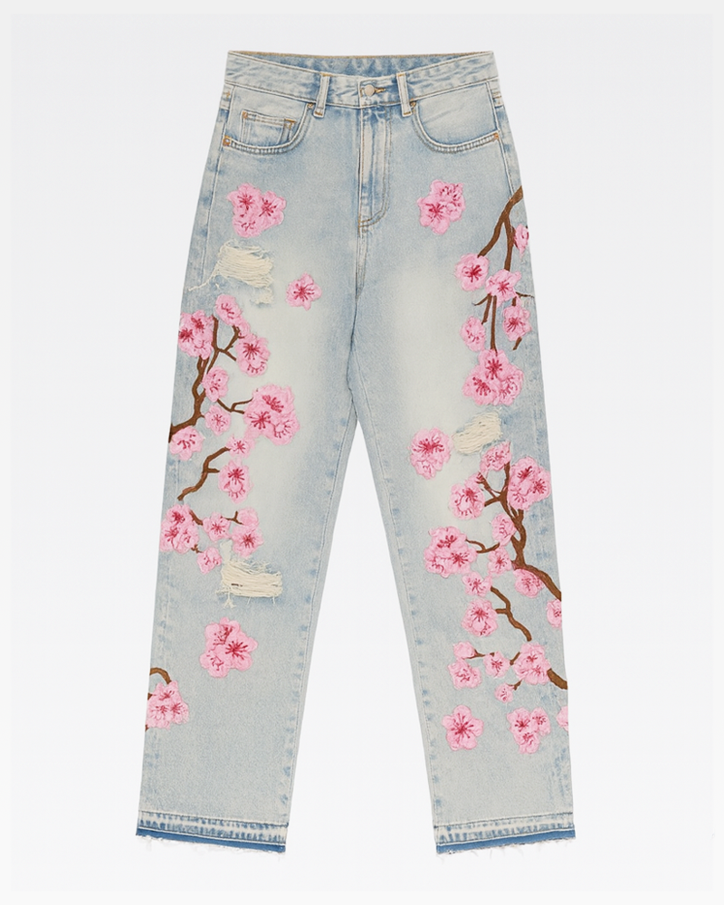 OFFSEAL Y2K Sakura Jeans
