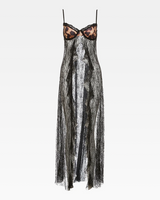 OFFSEAL Black Sheer Lace Dress