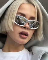 OFFSEAL Y2K Silver Sunglasses
