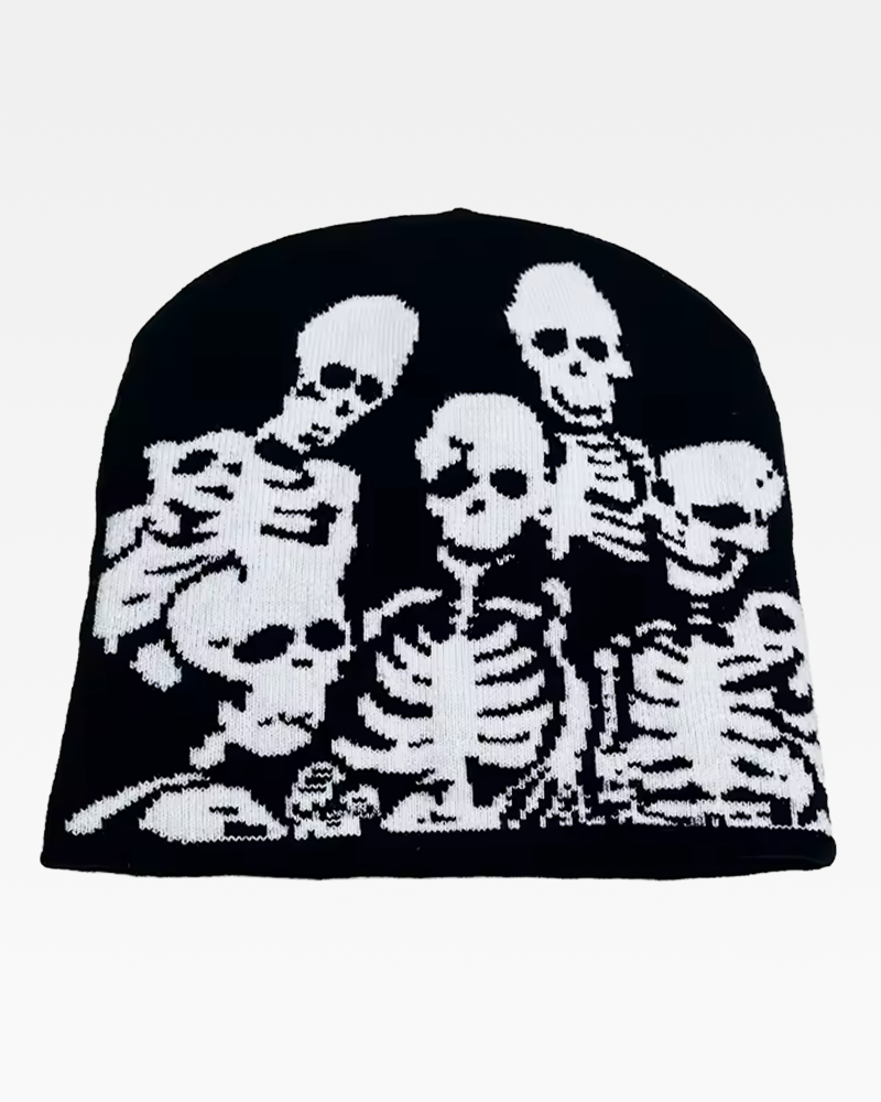OFFSEAL Y2K Skeleton Beanie
