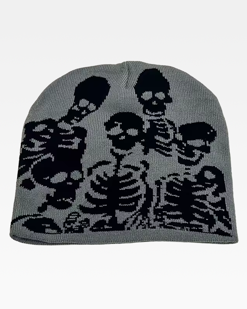 OFFSEAL Y2K Skeleton Beanie