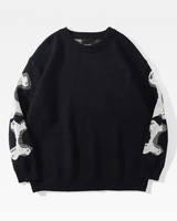 OFFSEAL Skeleton Knit Sweater