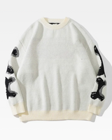 OFFSEAL Skeleton Knit Sweater