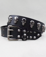 OFFSEAL Skull Studded Belt