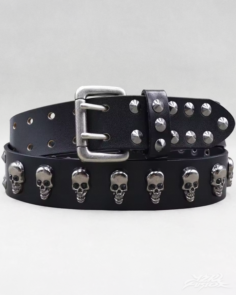OFFSEAL Skull Studded Belt
