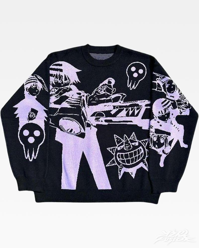 OFFSEAL Y2K Soul Eater Sweater