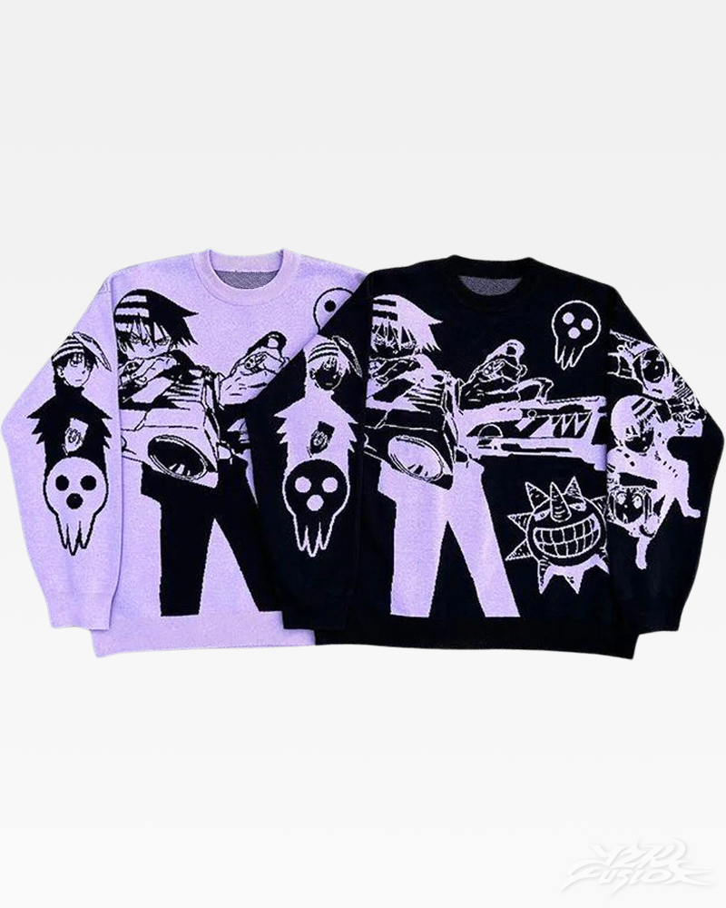 OFFSEAL Y2K Soul Eater Sweater