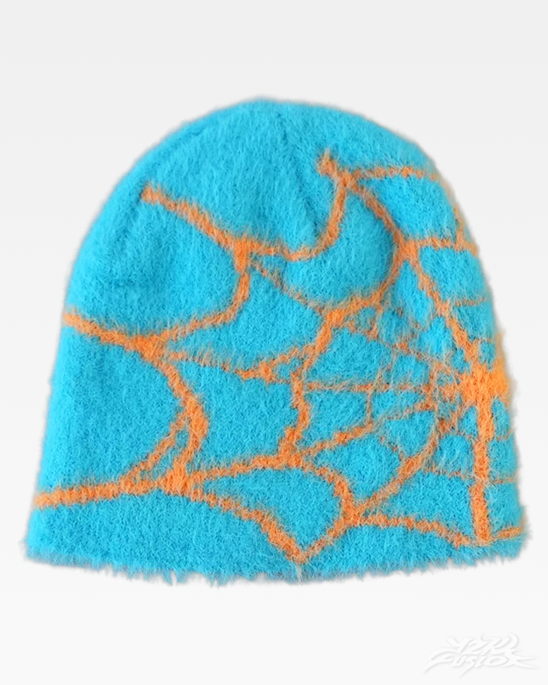 OFFSEAL Y2K Spiderweb Knit Beanie