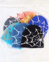 OFFSEAL Y2K Spiderweb Knit Beanie