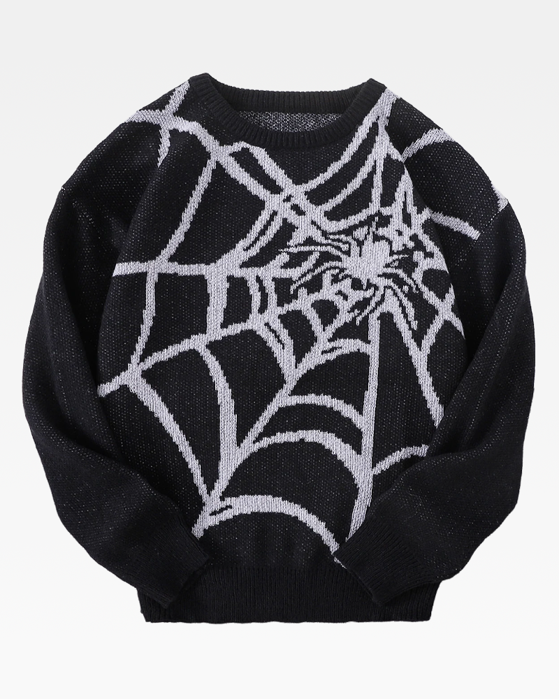 OFFSEAL Spider Web Sweater