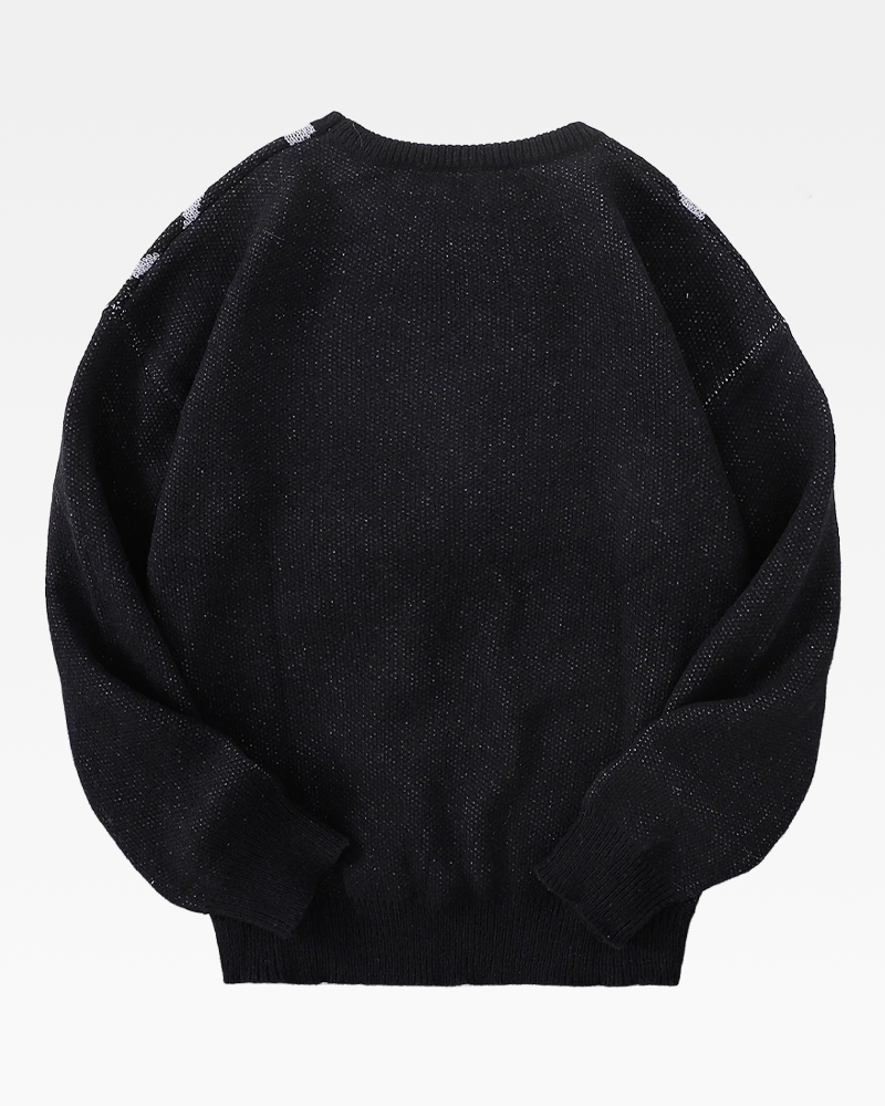 OFFSEAL Spider Web Sweater