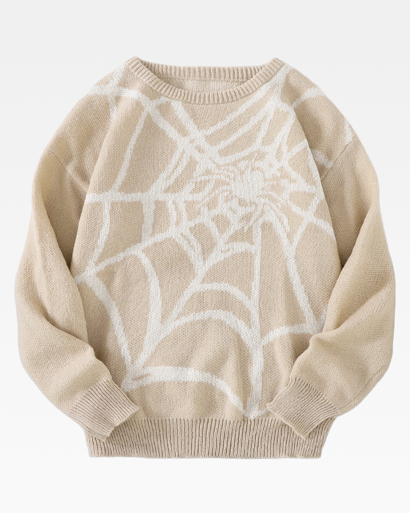 OFFSEAL Spider Web Sweater